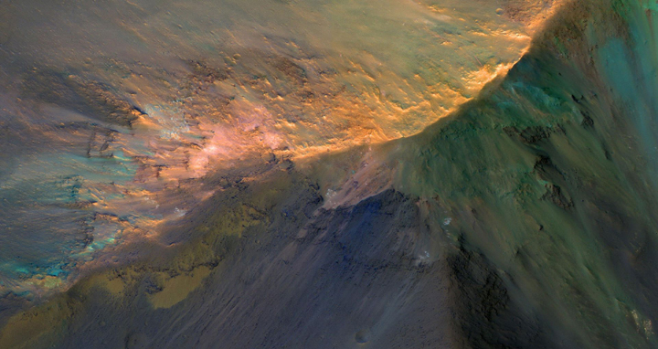  This new HiRISE Image shows the hills of Juventae Chasma on Mars.