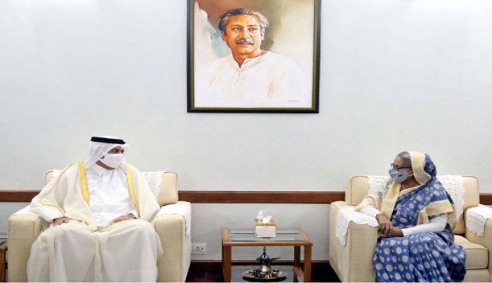 সোমবার প্রধানমন্ত্রী শেখ হাসিনার সাথে গণভবনে বাংলাদেশে নবনিযুক্ত কাতারের রাষ্ট্রদূত ‘Seraya  Ali Al- Qahtani’ সাক্ষাৎ করেন -পিআইডি